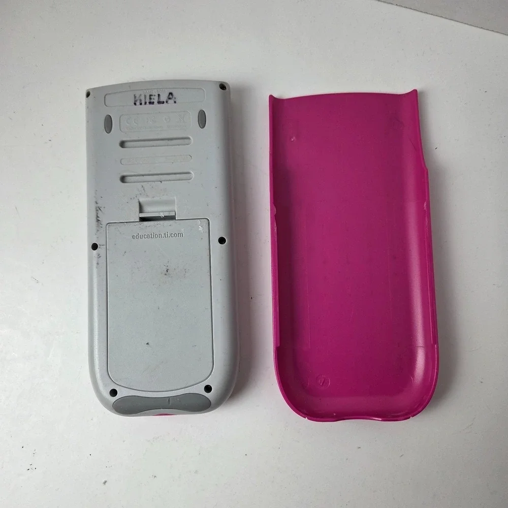 TI-84 Plus Silver Edition Pink Graphing Calculator with Cover TESTED &‎ WORKS